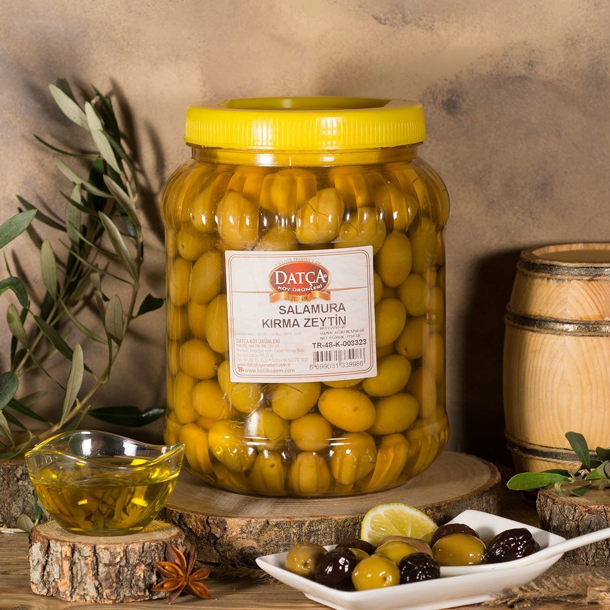 Datça Salamura Kırma Zeytin 2135 g