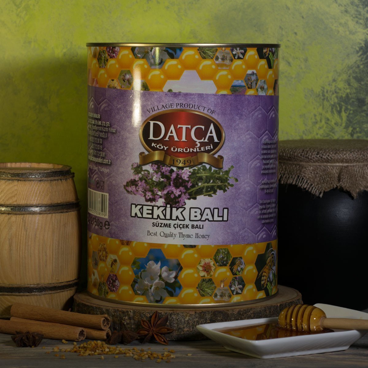 Datça Kekik Balı 4700 Gr Teneke