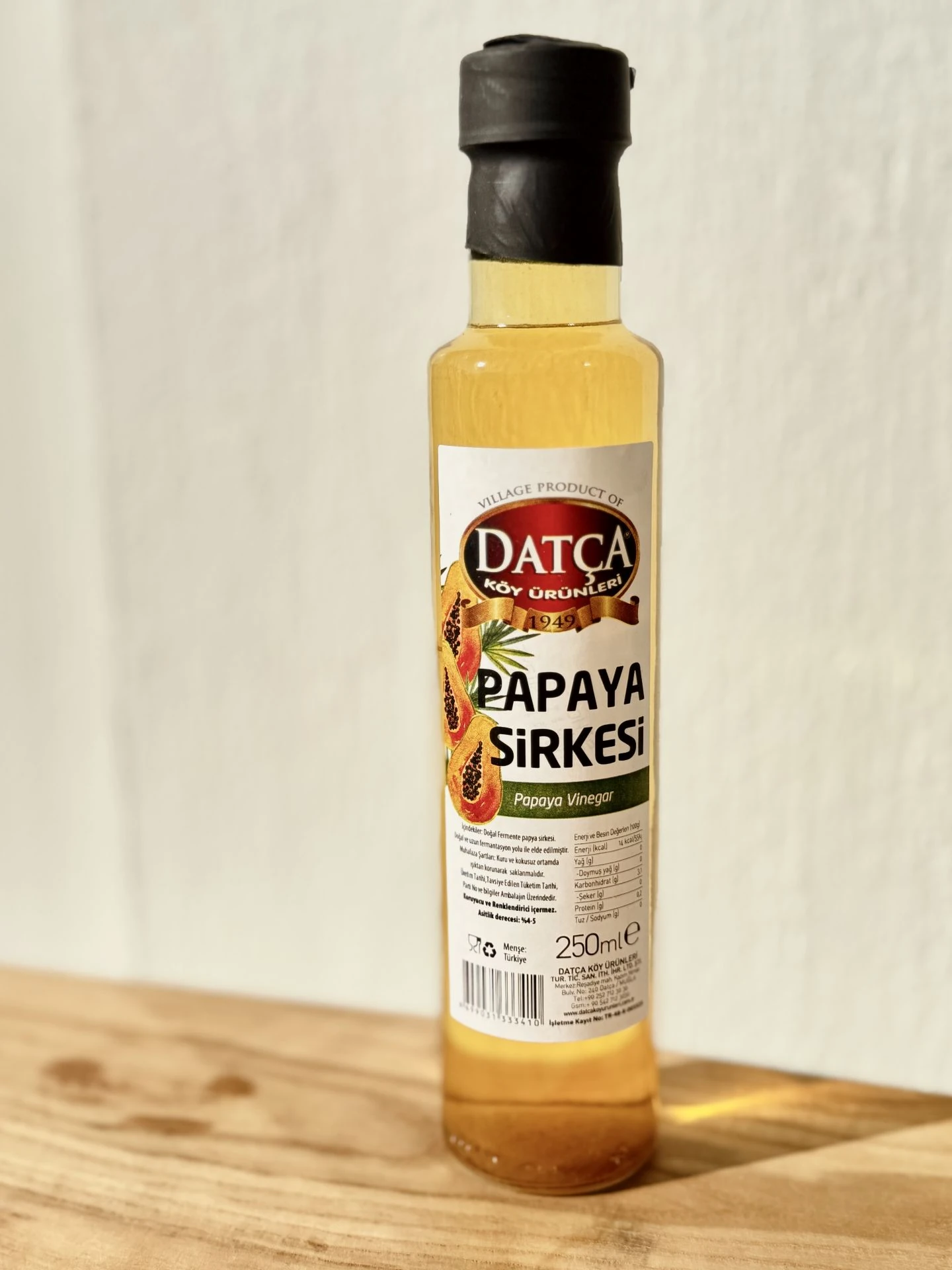 Papaya Sirkesi 250 Ml