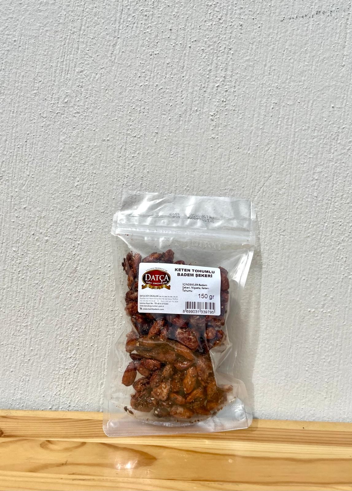 Datça Keten Tohumlu Badem Şekeri 150 g