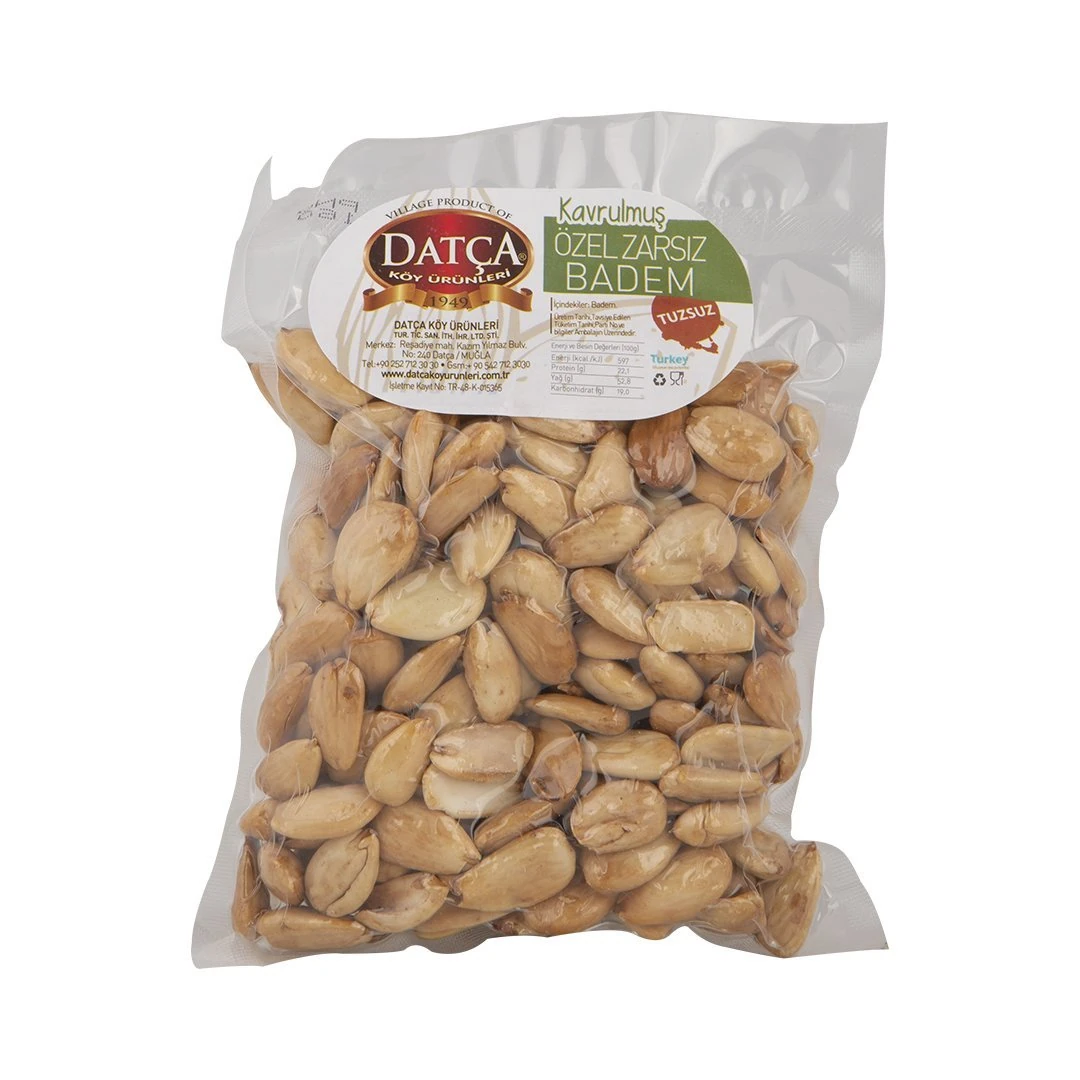 Datça Kabuksuz Kavrulmuş Beyaz Badem 1000 Gr