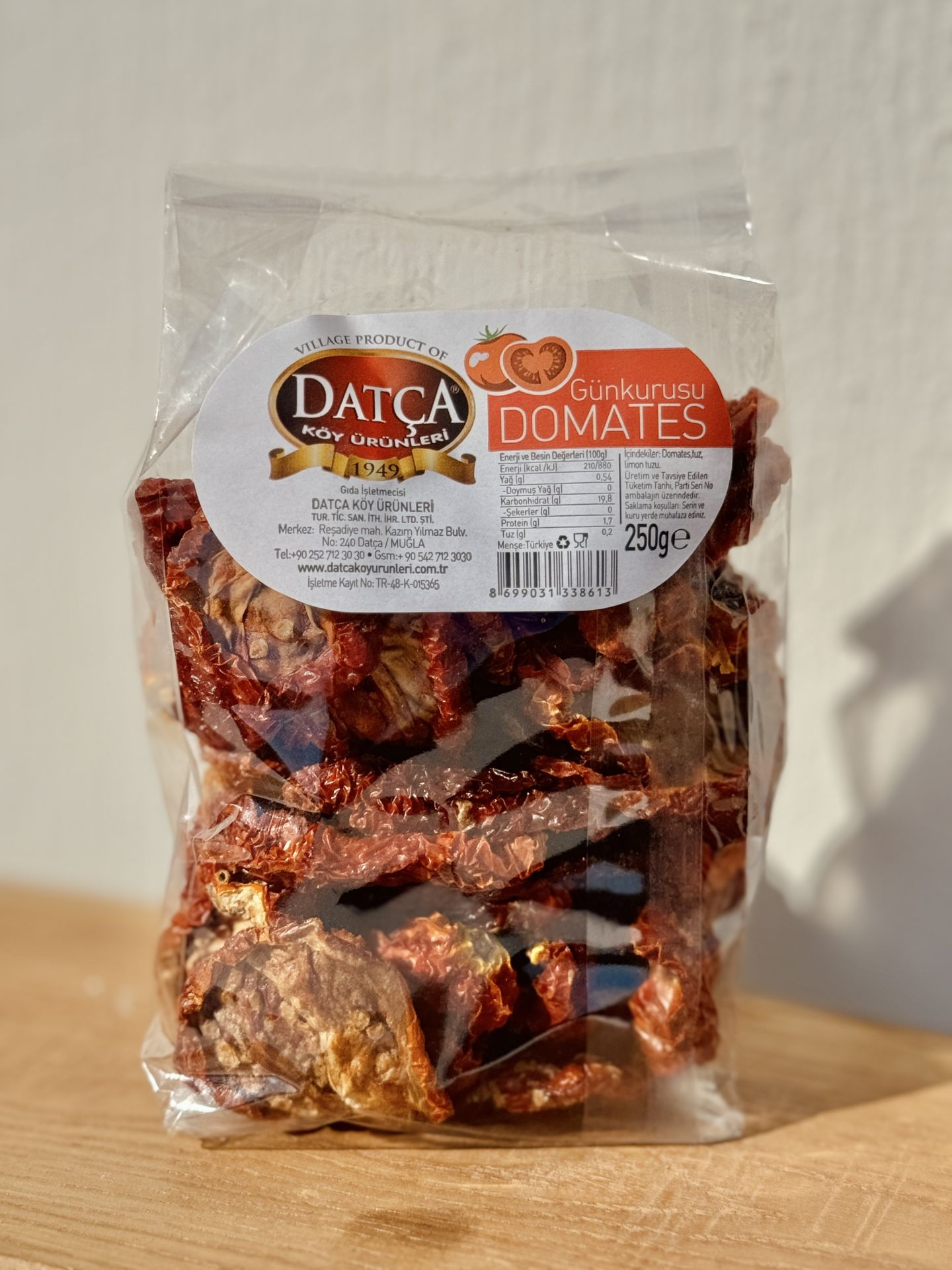 Datça Naturel Kuru Domates  250 Gr