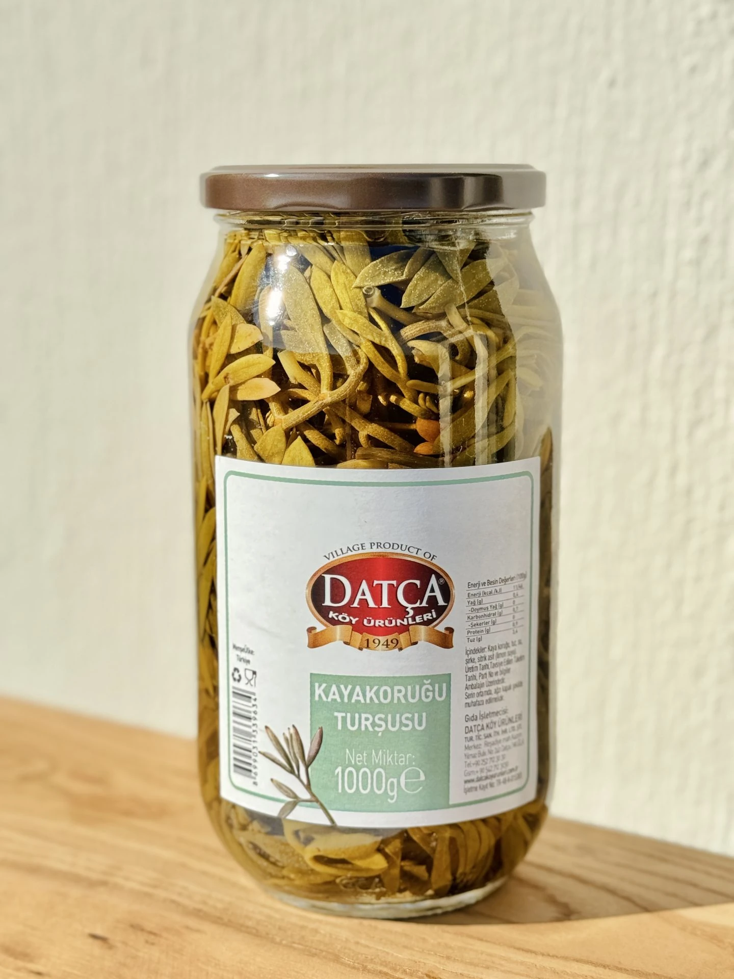 Datça Kaya Koruğu Turşusu 1280 Gr