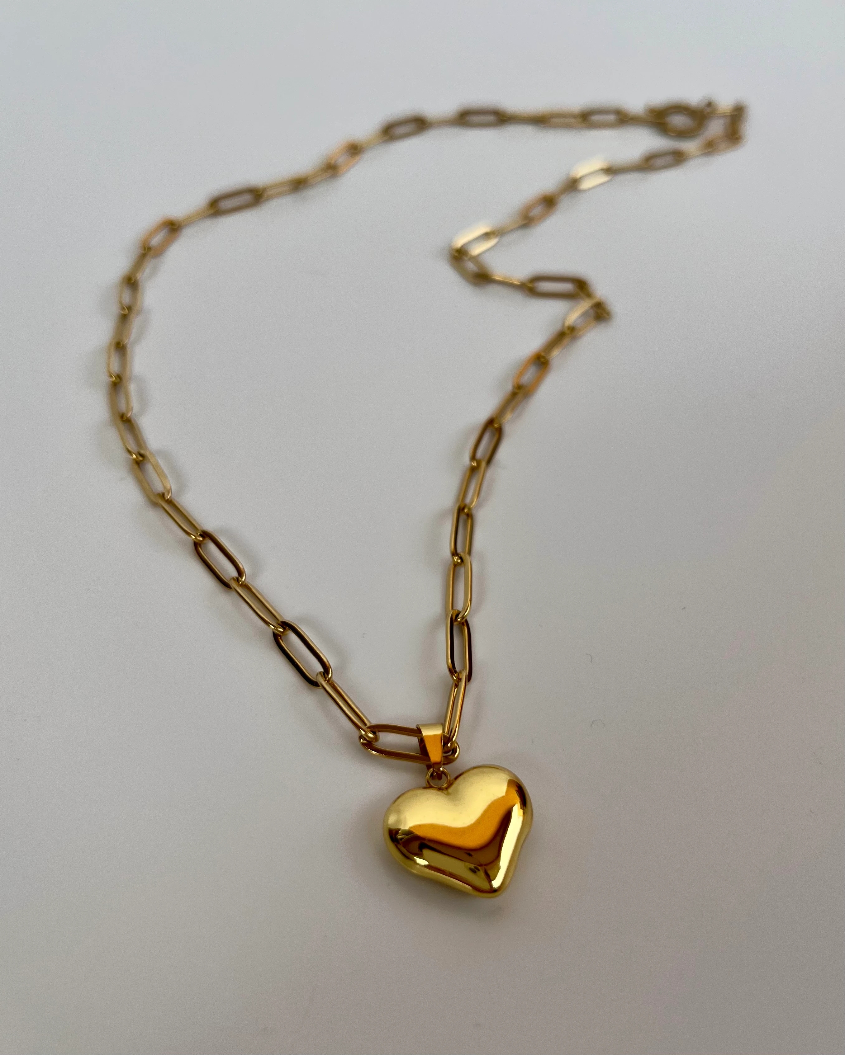 Kalp Çelik Ataç Kolye