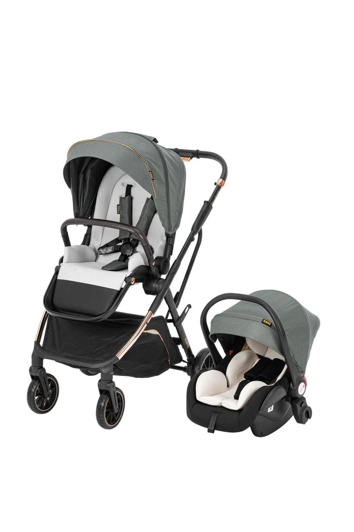 Kanz Okie Dokie Travel Sistem Bebek Arabası Gri