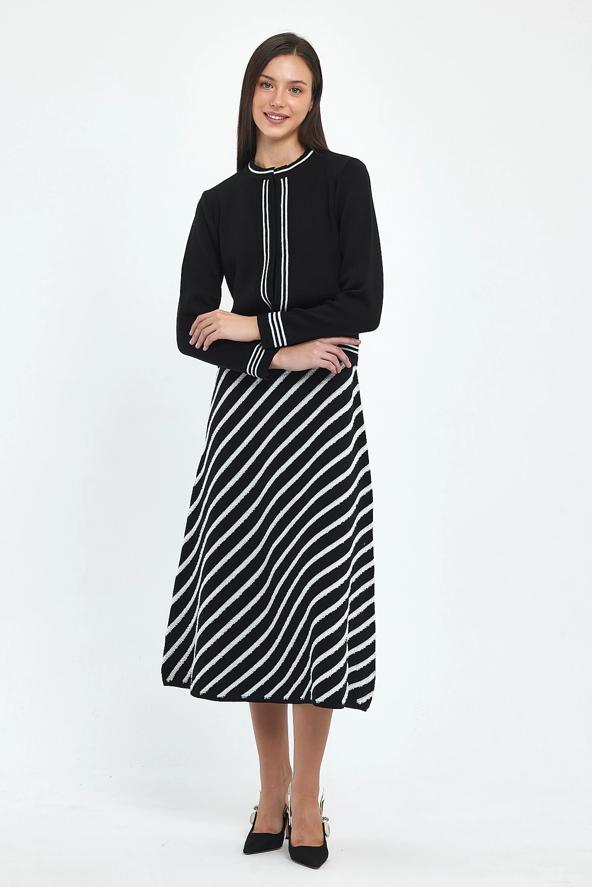 TRİKO YILDIZ ELBİSE