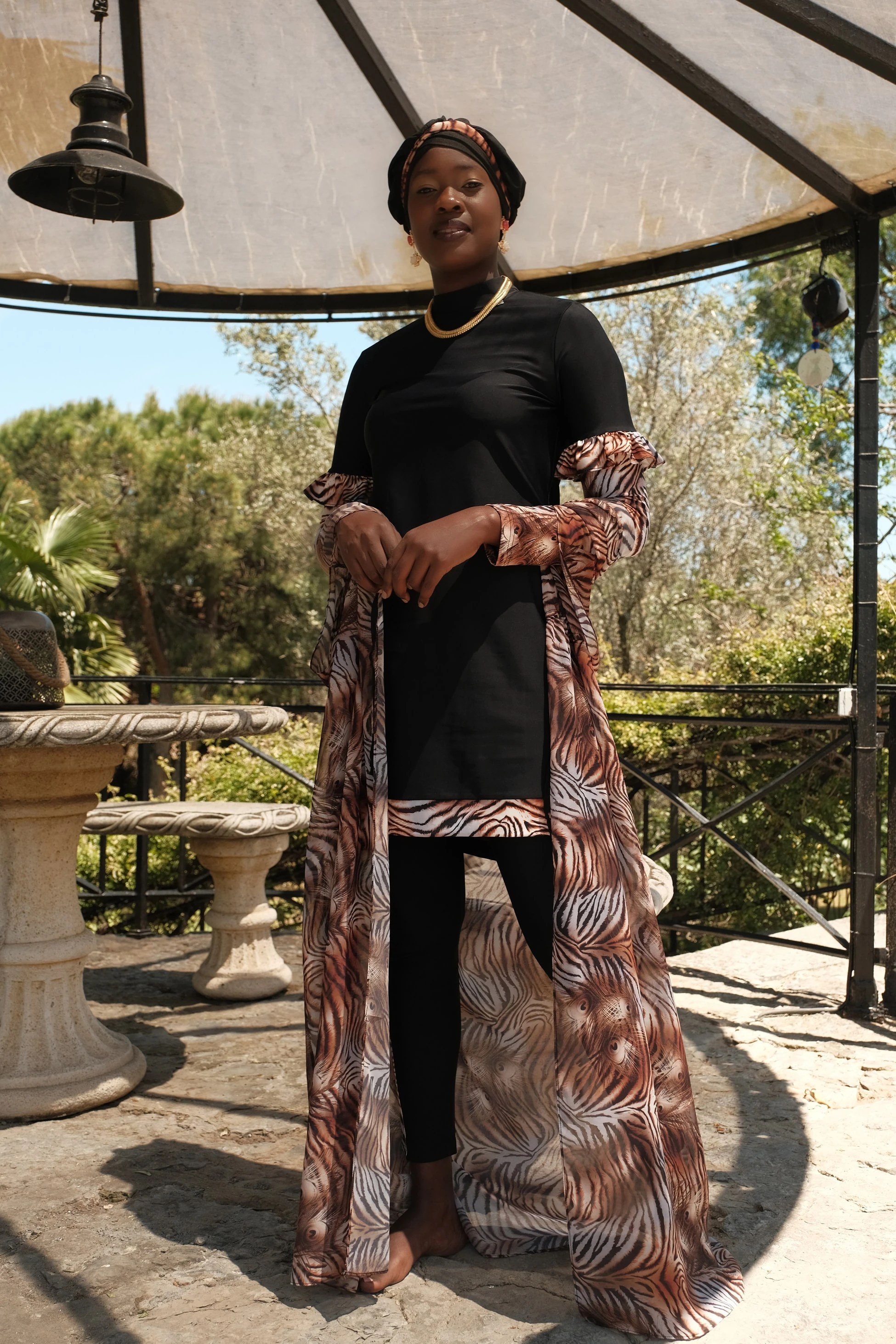 Leopar Tesettür Mayo