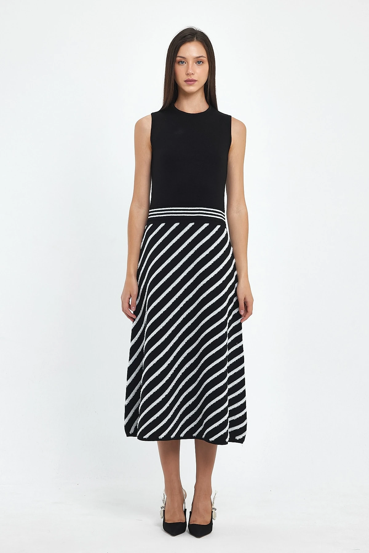 TRİKO YILDIZ ELBİSE