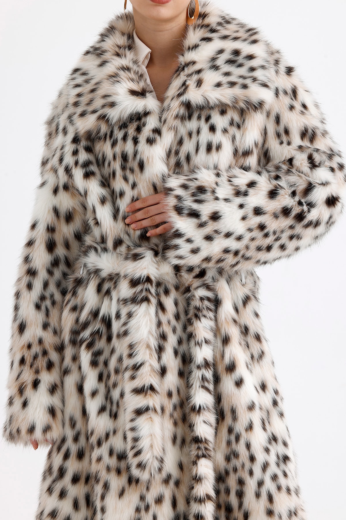 Leopar Peluş Kürk Max Boy Kaban