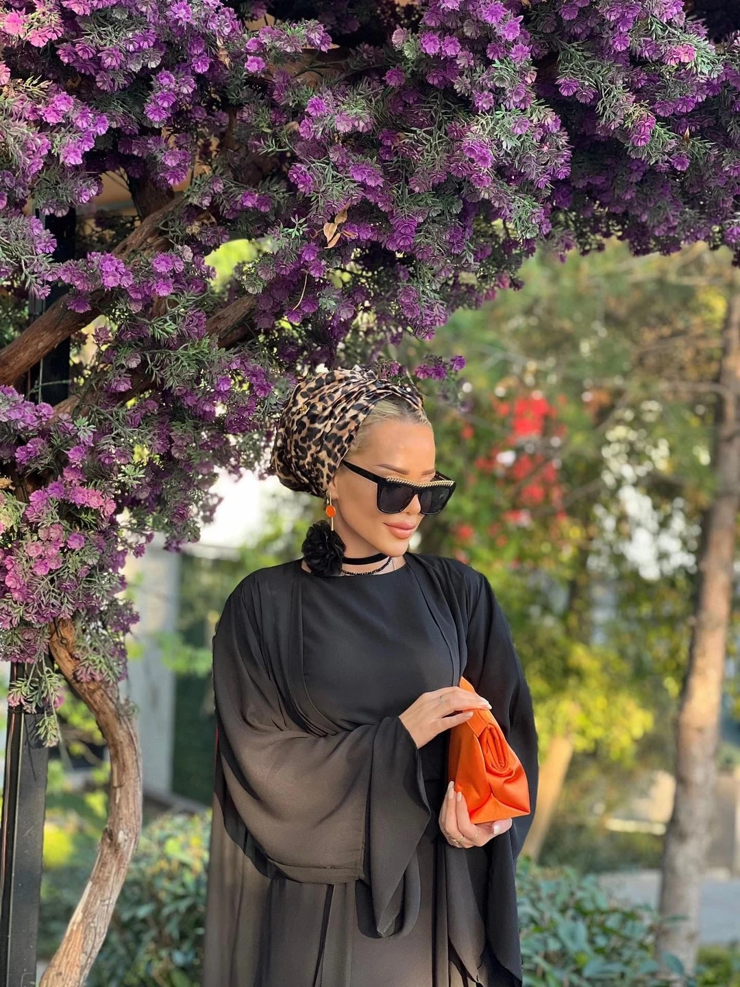 İpek Saten Dolgulu Leopar Bone