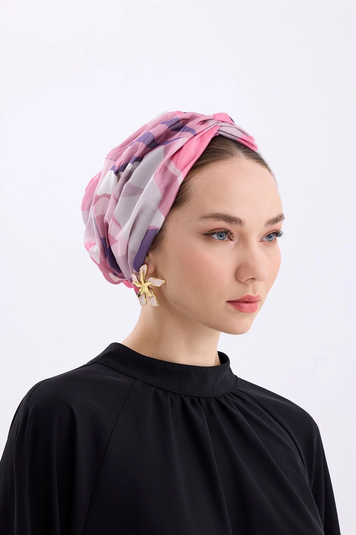 Rosa İtalyan İpek Dolgusuz Bone