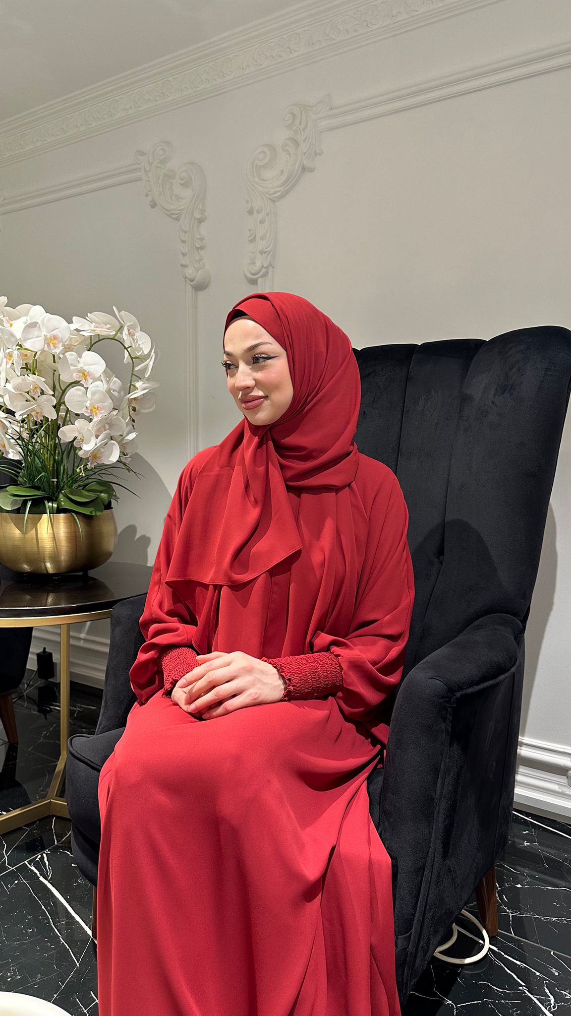 Queen Krep Şifon Şal