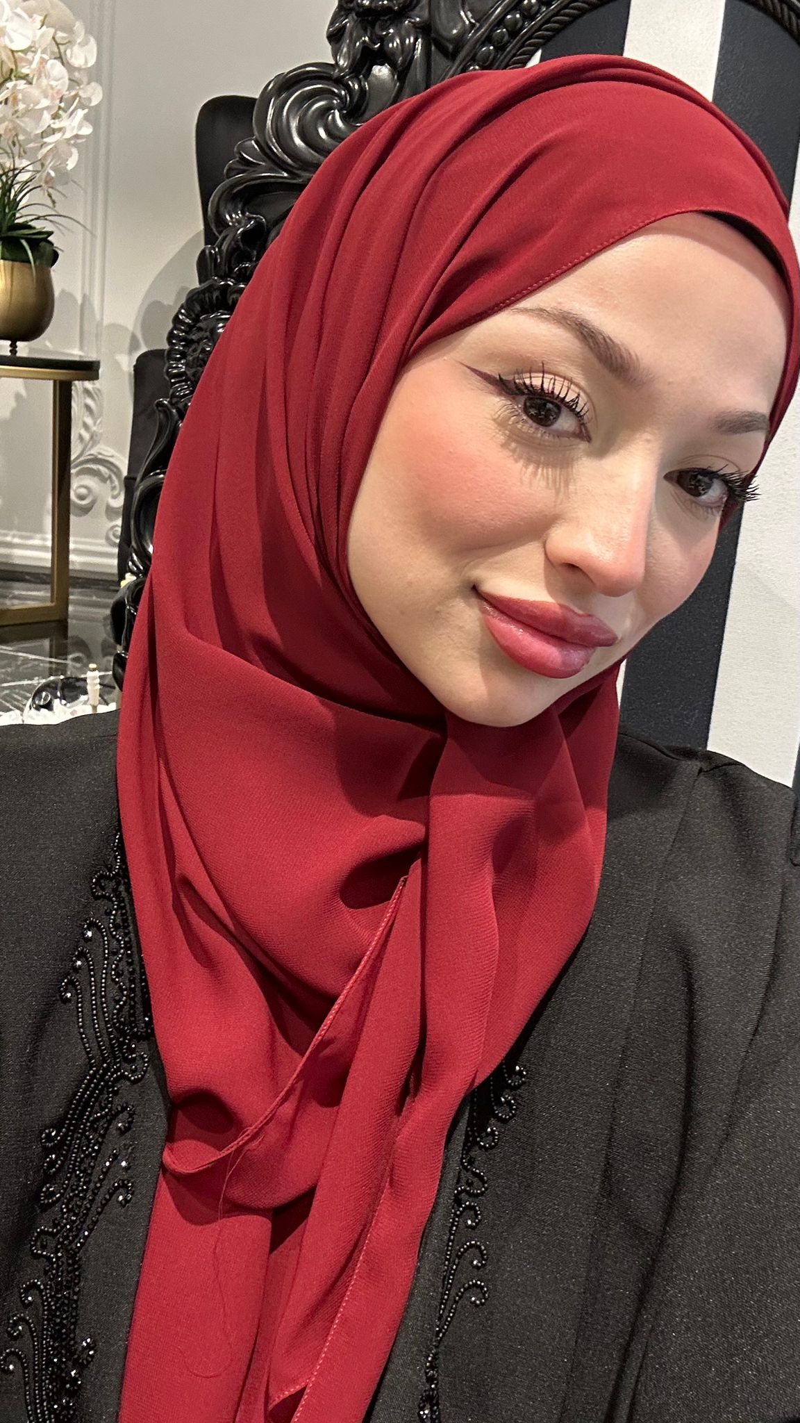 Queen Krep Şifon Şal