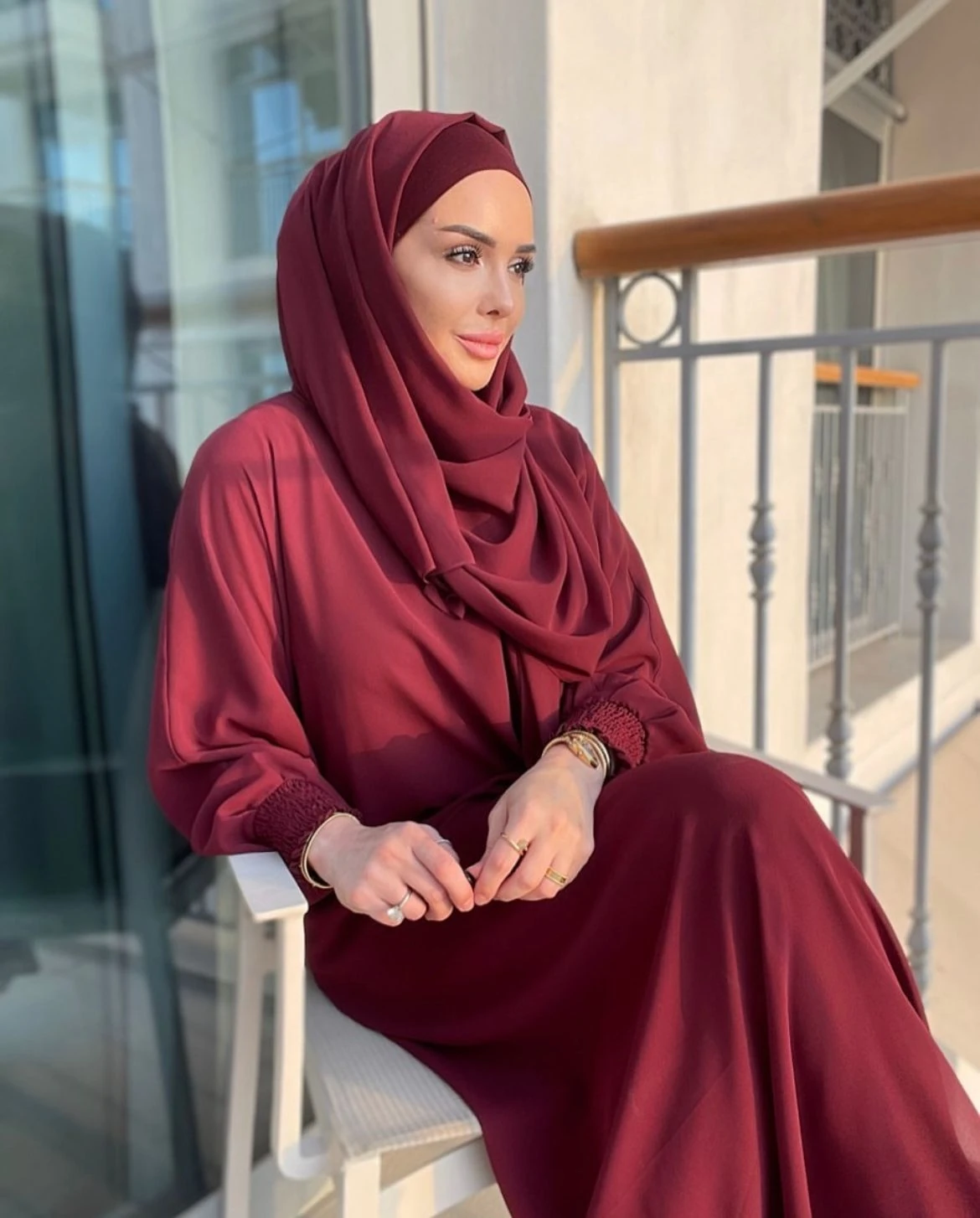 Queen Krep Şifon Şal