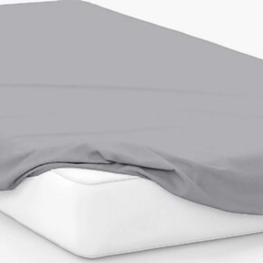 Çift kişilik 100x200 Lastikli Çarşaf - Gri