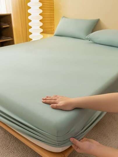 Çift kişilik 100x200 Lastikli Çarşaf - Yeşil