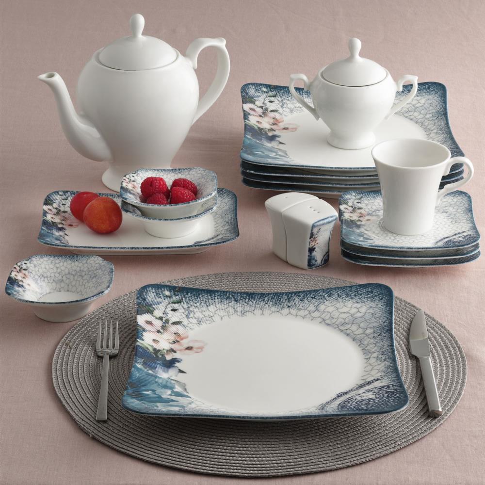 36 Parça Spinoza Bone Kahvaltı Takımı Reaktif