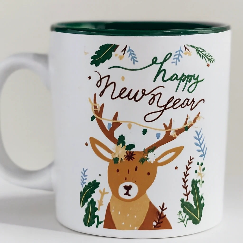 ÖZEL YILBAŞI TEMALI KUPA