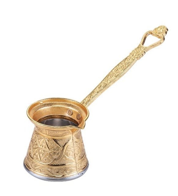 5 No Zamak Döküm Cezve - Altın