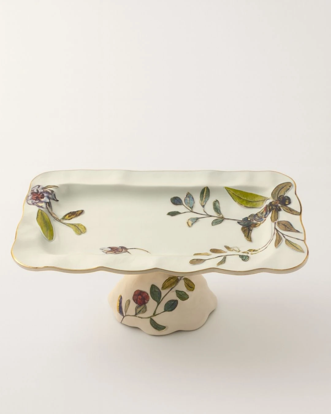 PORSELEN AYAKLI SUNUMLUK