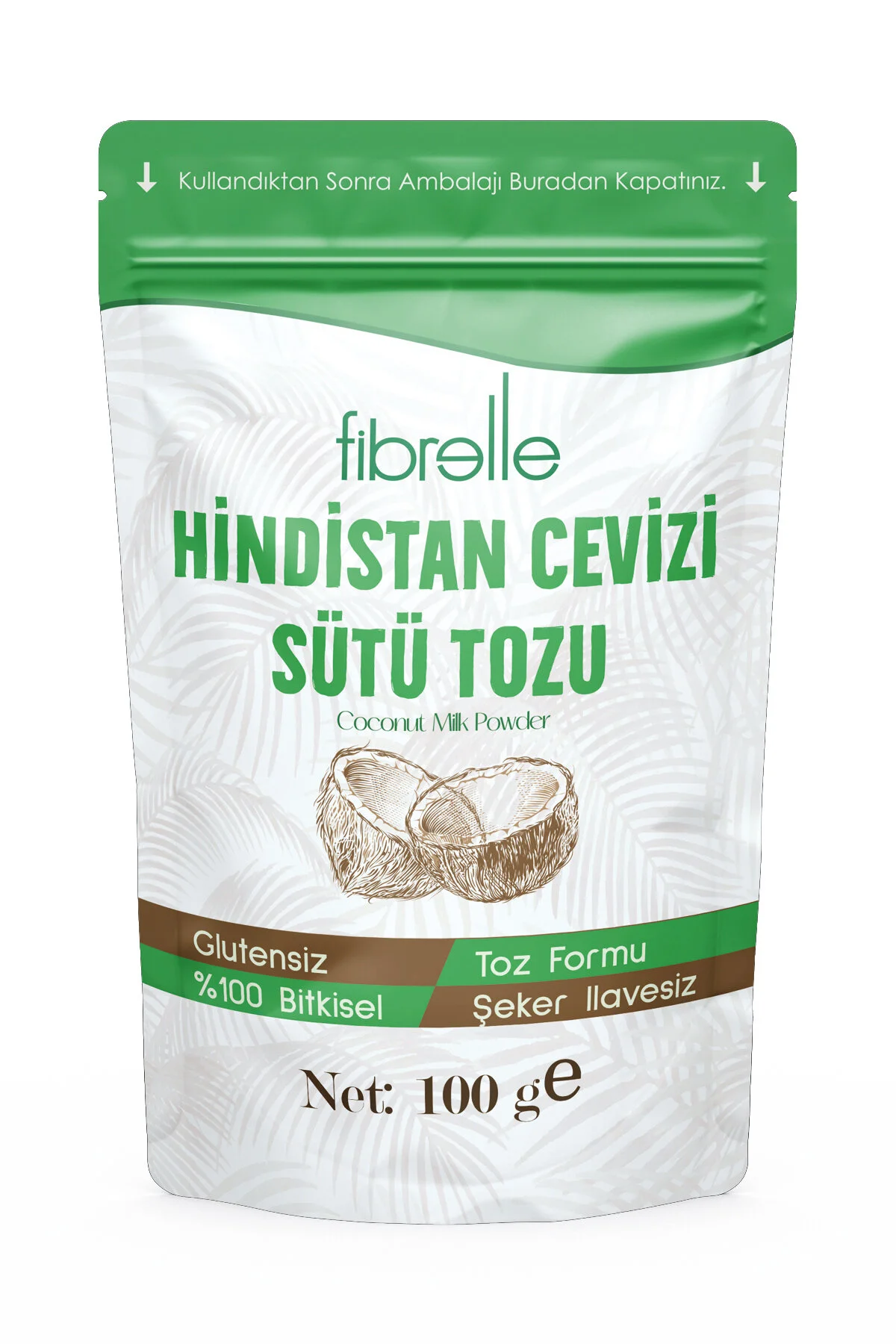 Fibrelle Hindistan Cevizi Sütü Tozu 100 G 