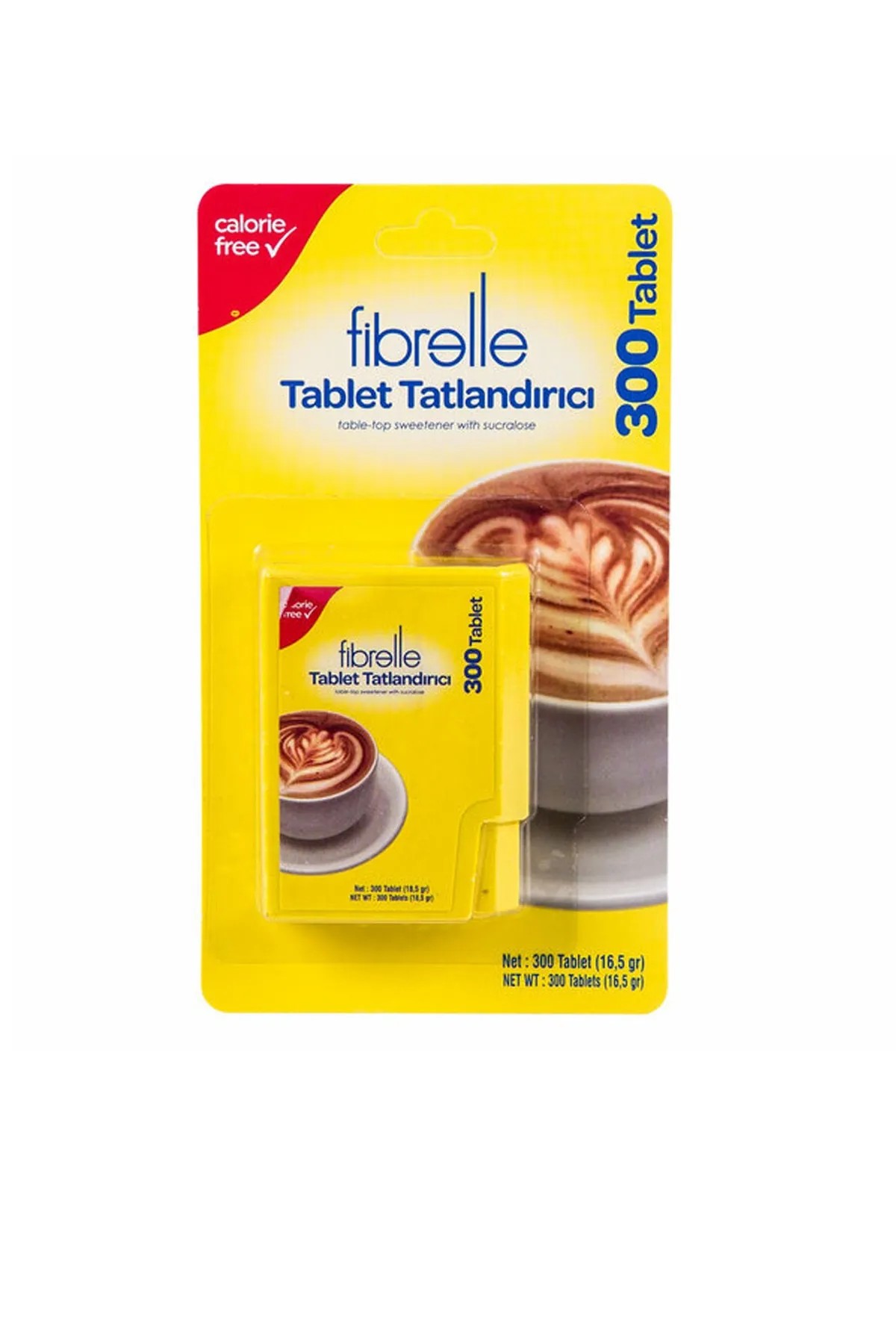 Fibrelle Sukraloz Bazlı Tablet Tatlandırıcı 300 Adet