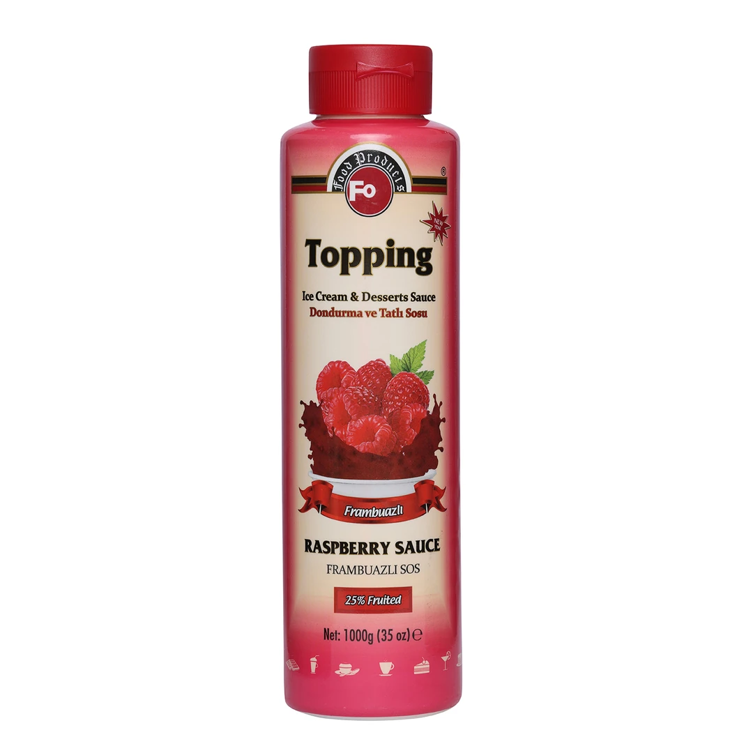 Fo Topping Frambuazlı Dondurma ve Tatlı Sosu 1 KG
