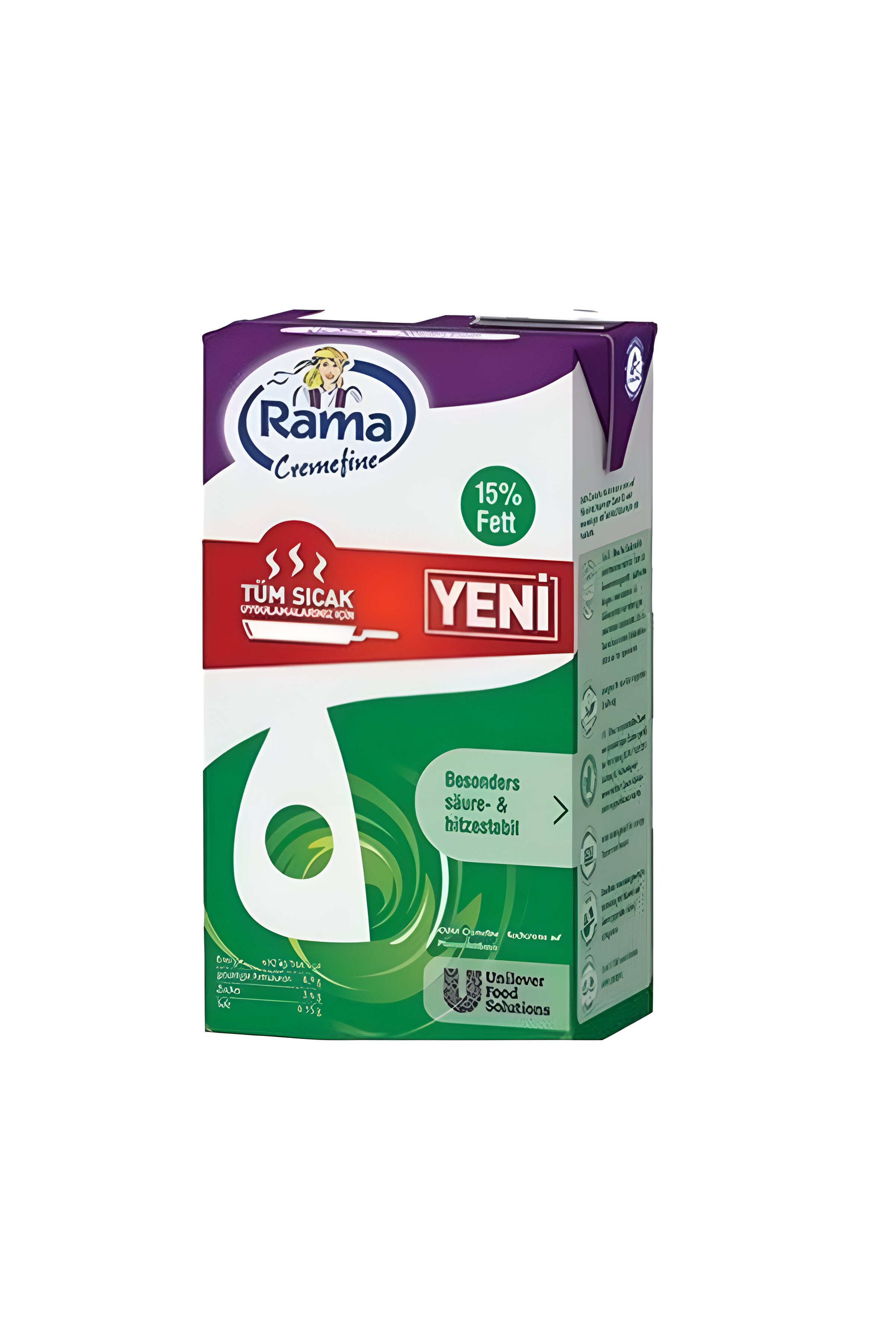 Rama Krema Sıcak Uygulama 1 LT x 8 Adet (Koli)