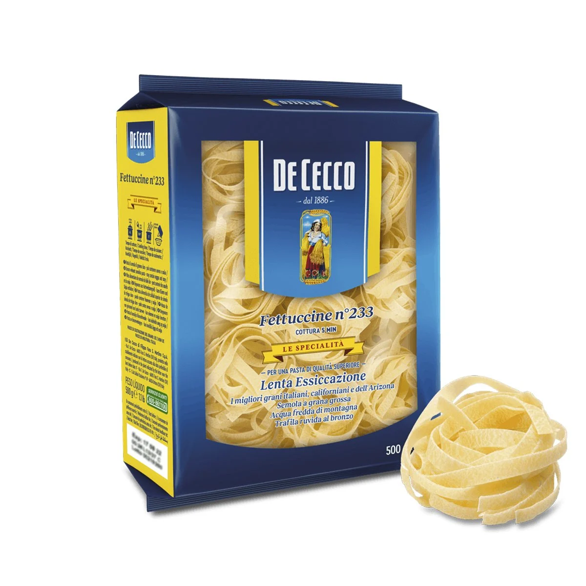 De Cecco Fettucine Makarna 500 G 