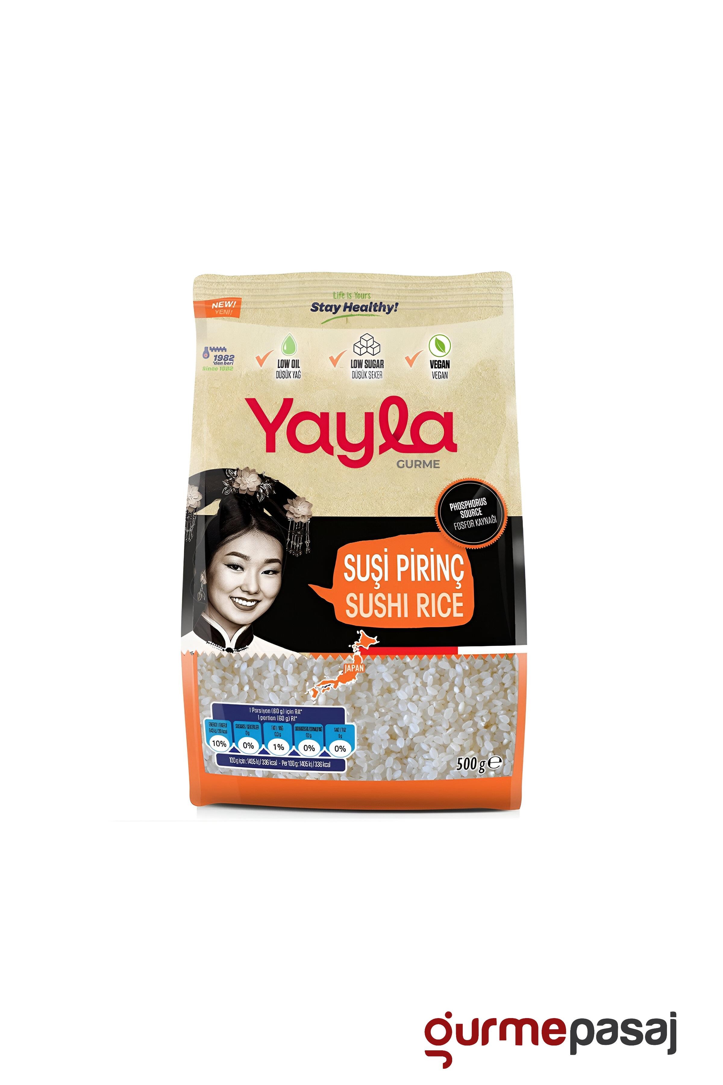 Yayla Gurme Sushi Pirinci 500 G x 8 Adet (Koli)