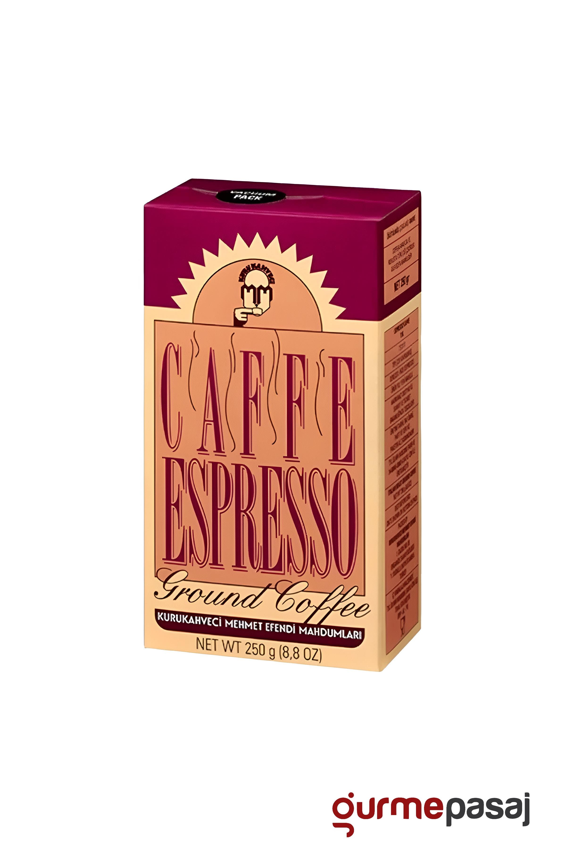 Kurukahveci Mehmet Efendi Öğütülmüş Espresso Kahve 250 G