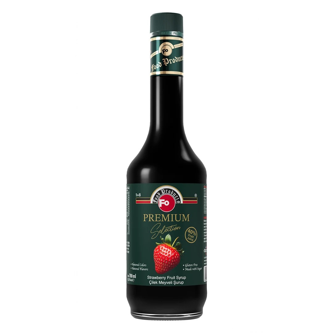 Fo Premium Çilek Meyveli Şurup 700 ML