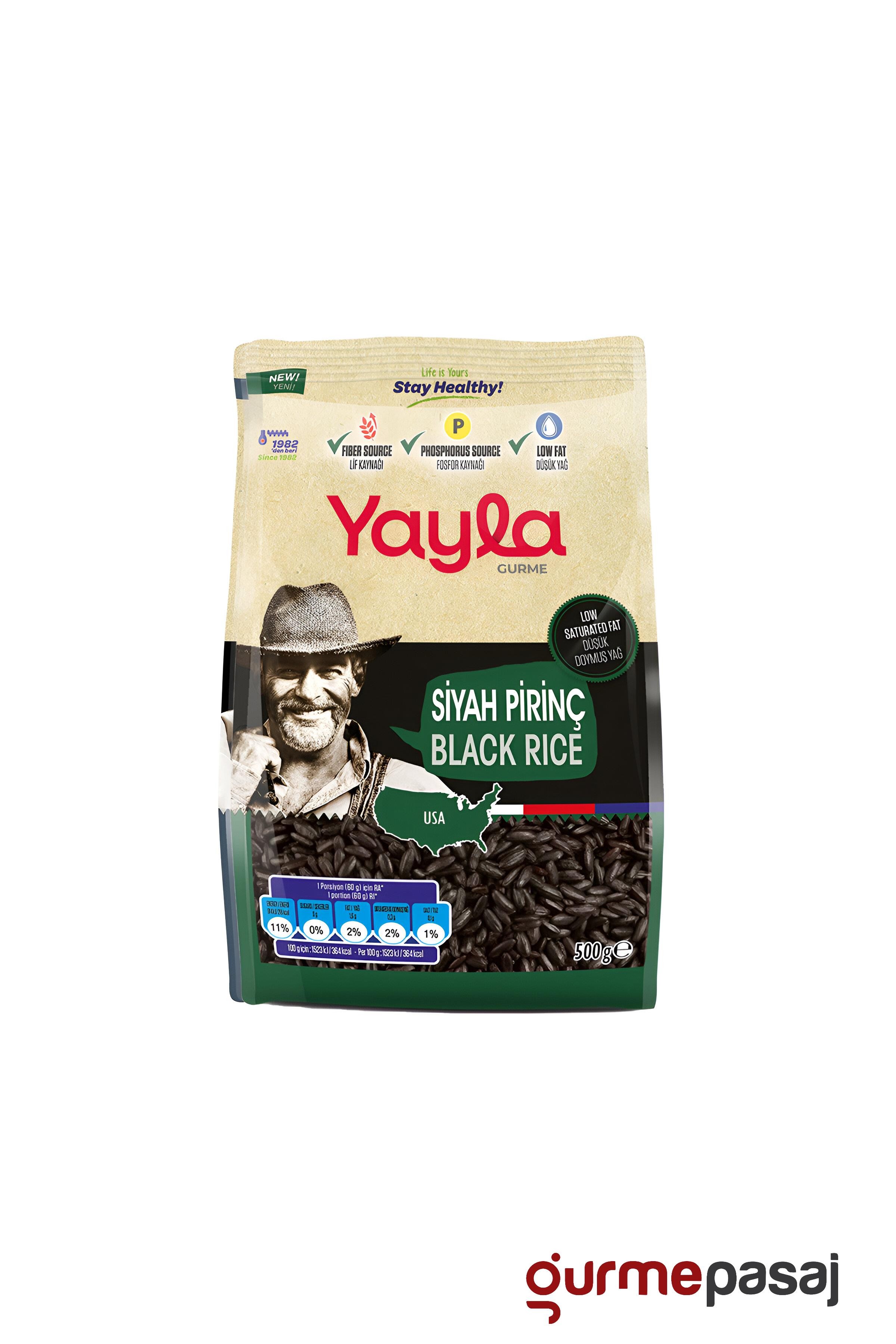 Yayla Gurme Siyah Pirinç 500 G