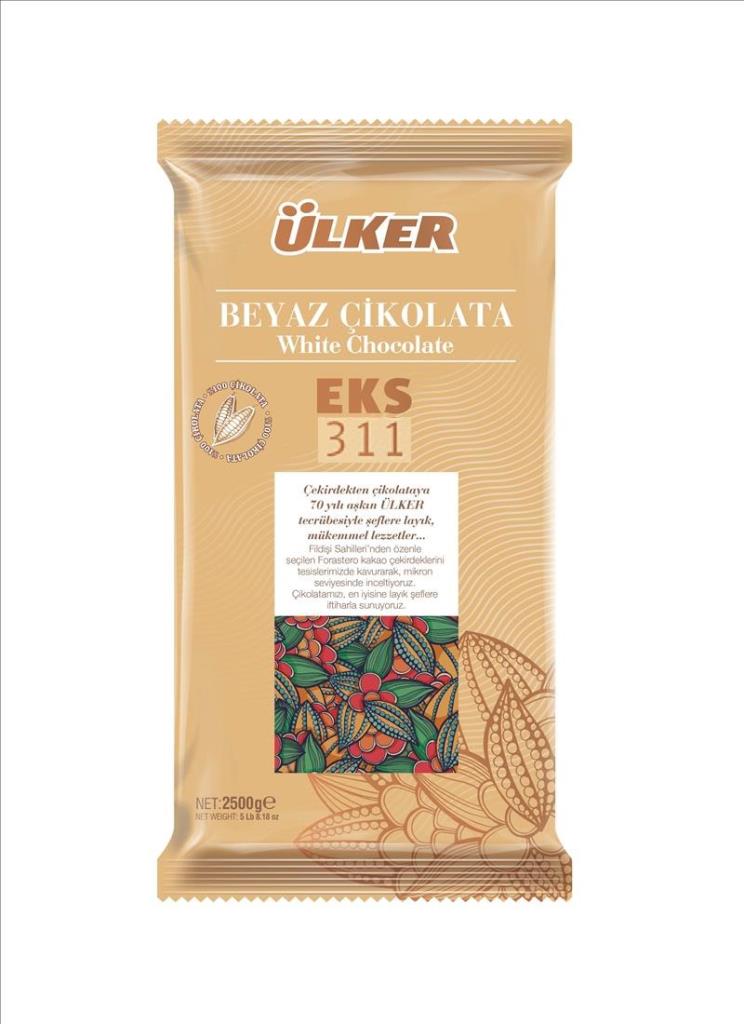 Ülker Fildişi Kuvertür Çikolata (EKS 311) 2.5 KG