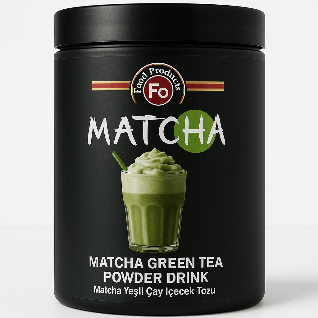 Fo Matcha Yeşil Çay Milkshake İçecek Tozu 1 KG 