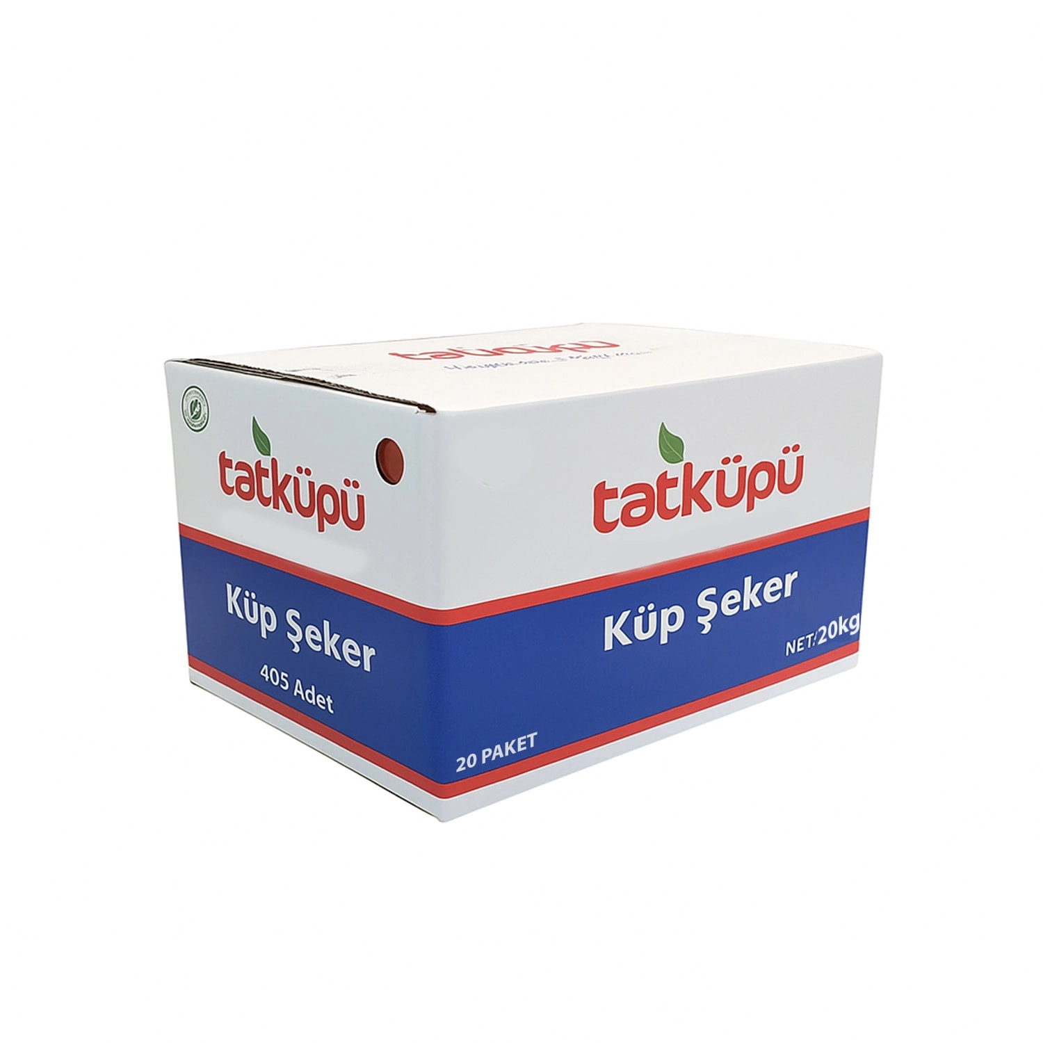 Tatküpü Küp Şeker 1 KG (405 Adet) x 20 Paket 