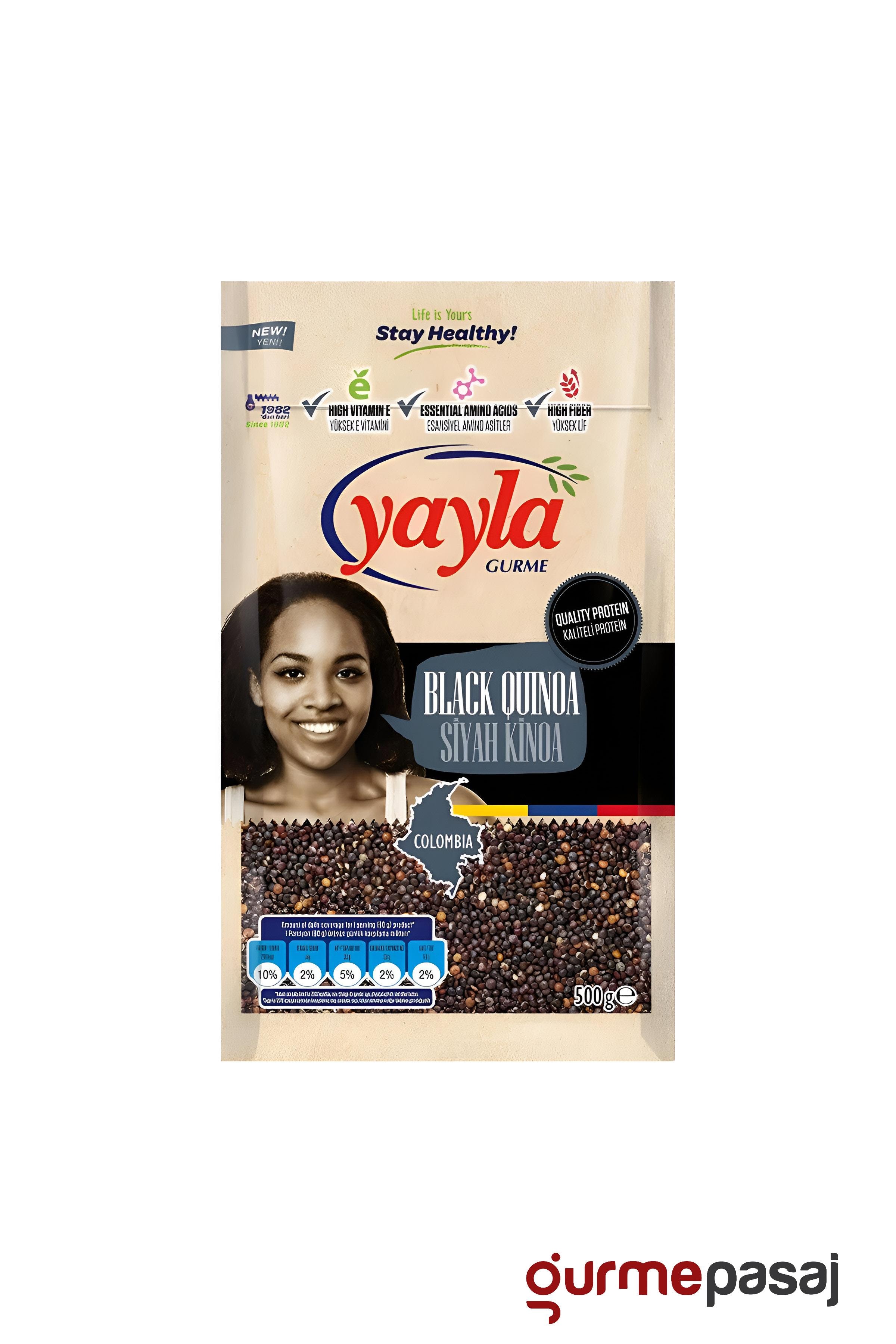 Yayla Gurme Siyah Kinoa 500 Gr