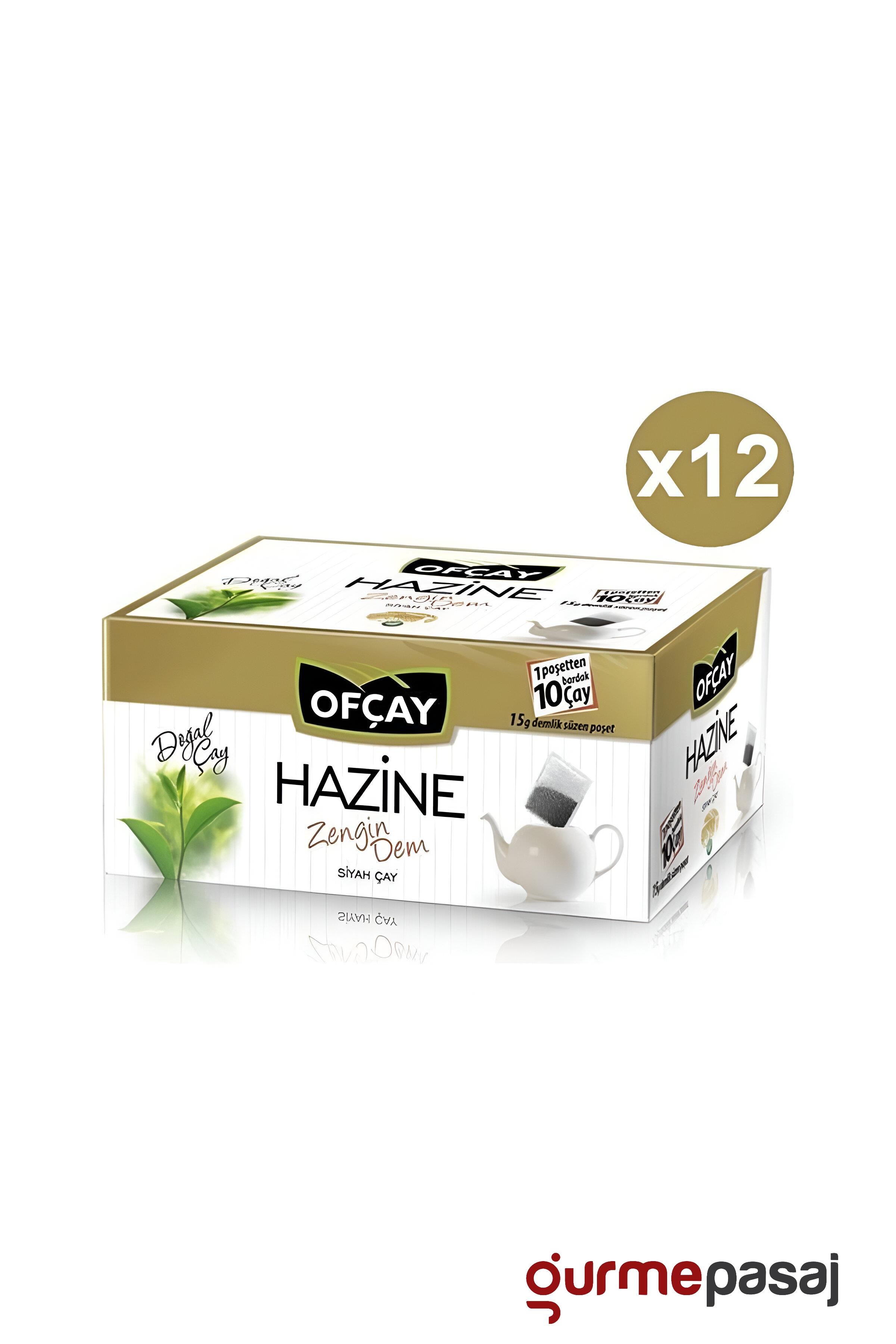 Ofçay Hazine Zengindem Demlik Poşet Çay 15 G x 30 x 12 Paket