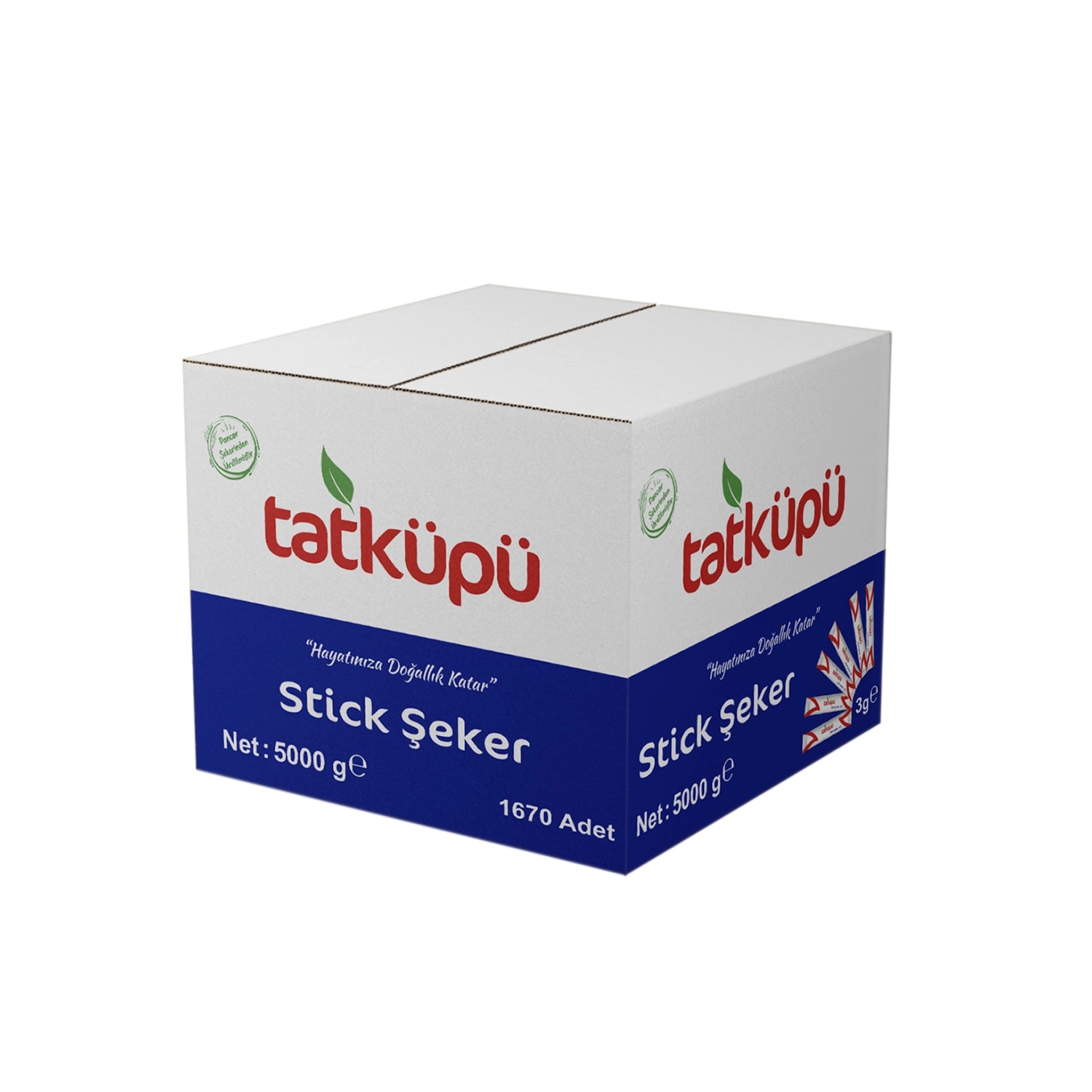 Tatküpü Stick Şeker 3 G x 1670 Adet (5 KG)