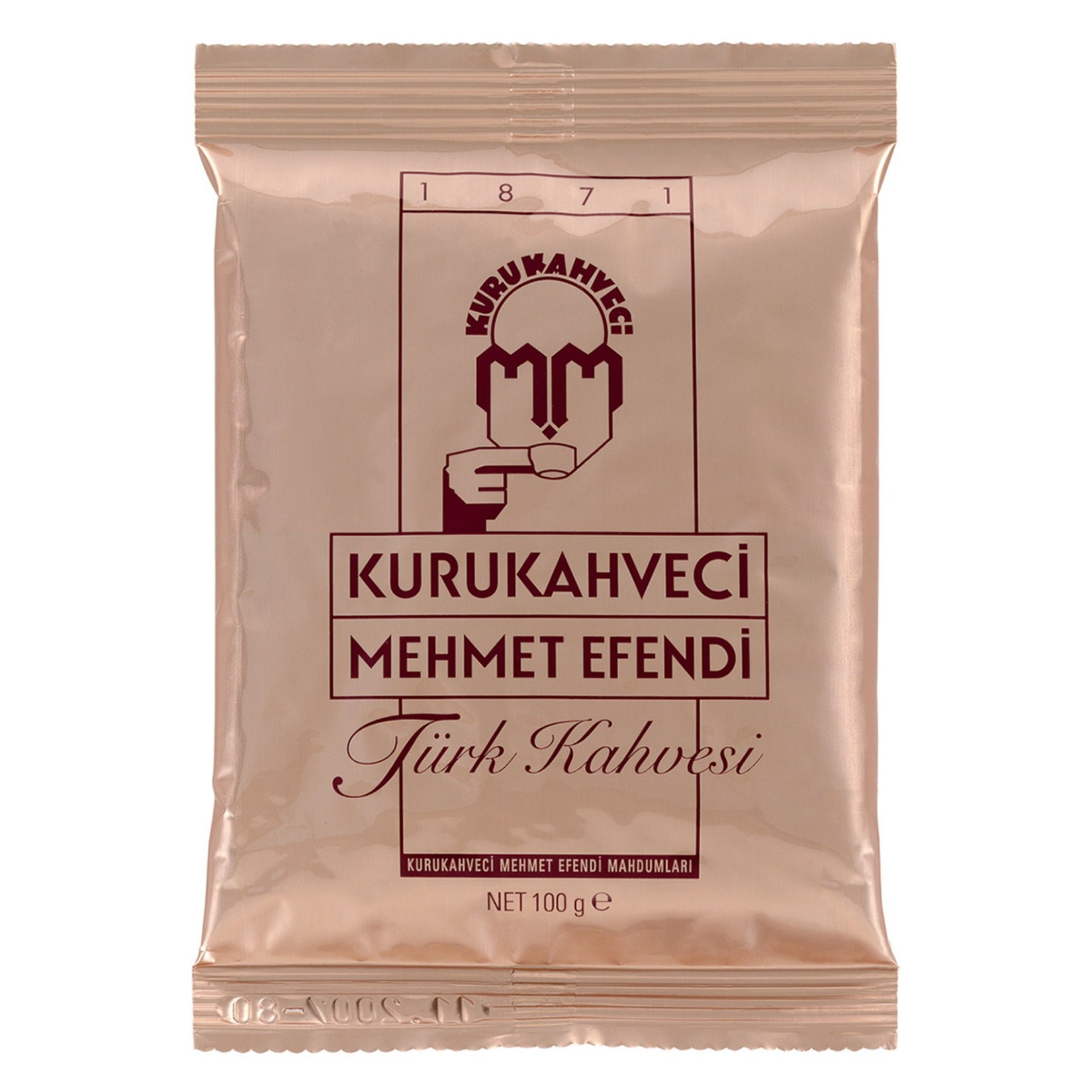 Kurukahveci Mehmet Efendi Türk Kahvesi 100 G x 100 Adet 