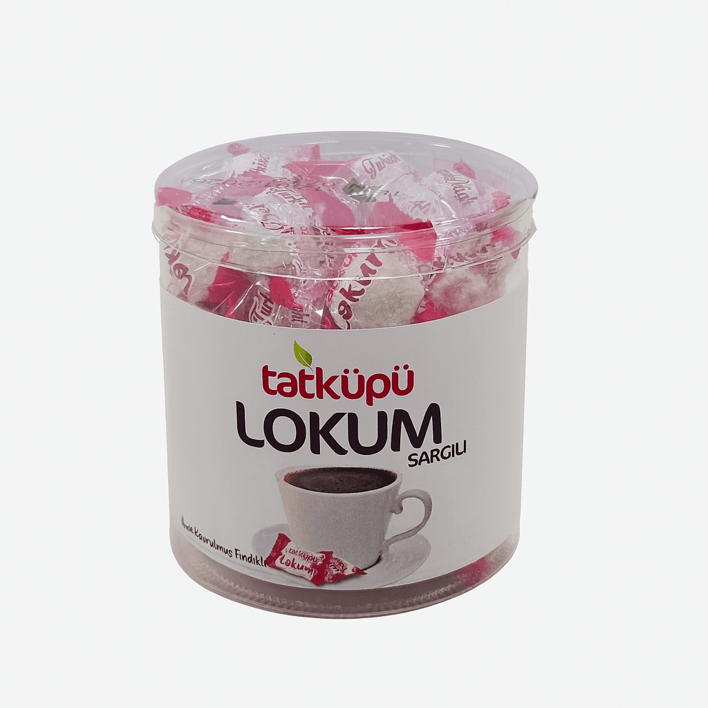 Tatküpü Tek Sargılı Lokum Fındıklı Çifte Kavrulmuş 2.5 KG 