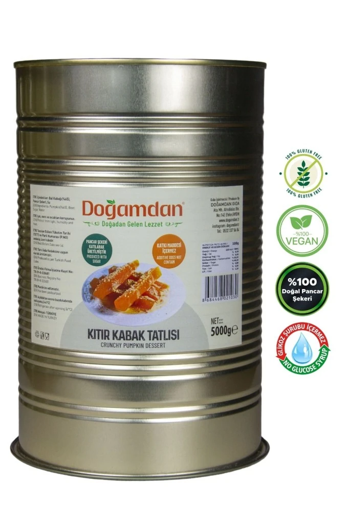 Doğamdan Kıtır Kabak Tatlısı 5 KG 