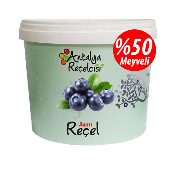Antalya Reçelcisi Yaban Mersini Reçeli 5 KG 