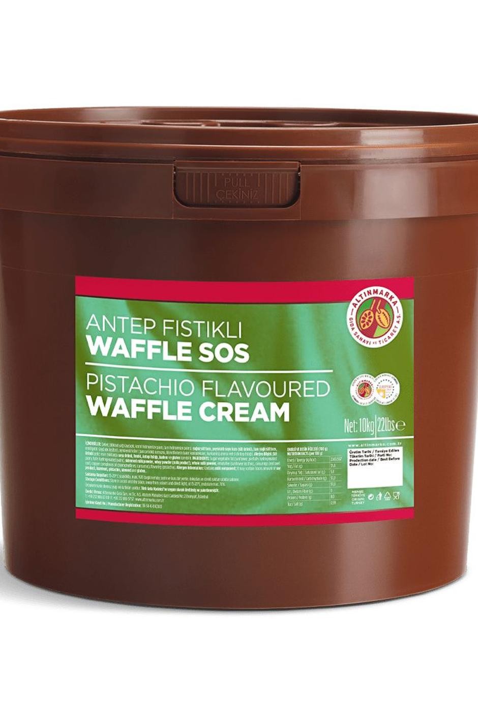 Altınmarka Antep Fıstıklı Waffle Sos 10 KG (ALT 390)