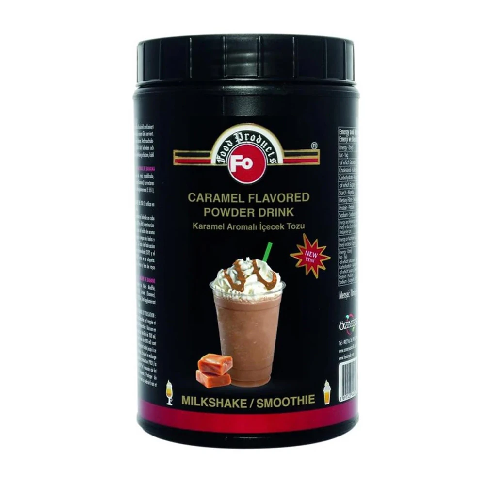 FO Karamel Aromalı Milkshake Tozu 1 KG x 6 Adet (Koli)