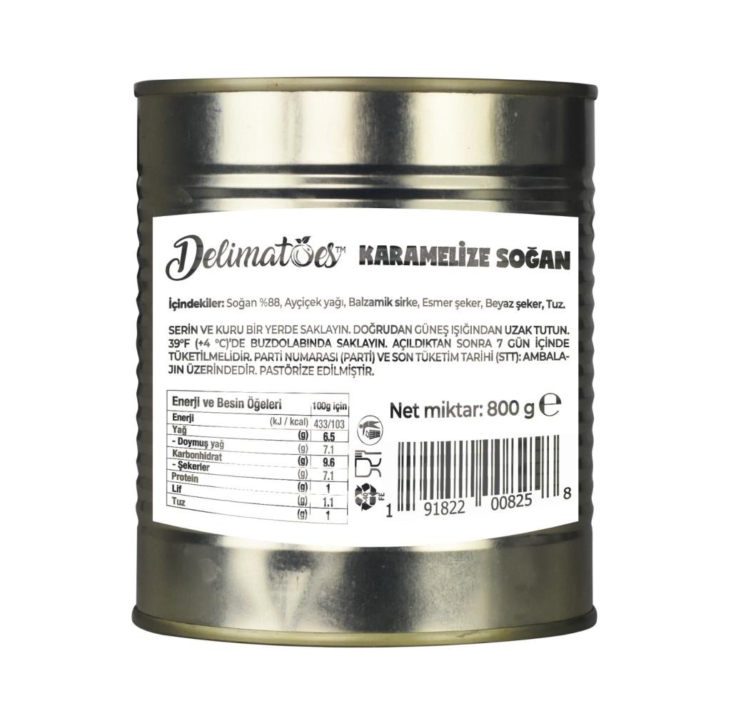 Gurme 212 Delimatoes Karamelize Soğan 800 G 