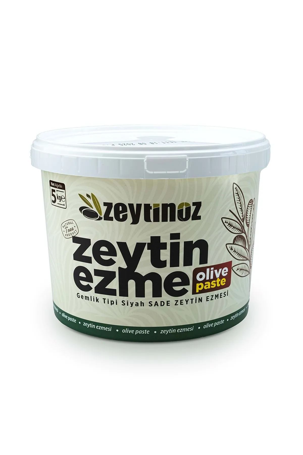 Zeytinöz Zeytin Ezmesi Kova 5 KG 