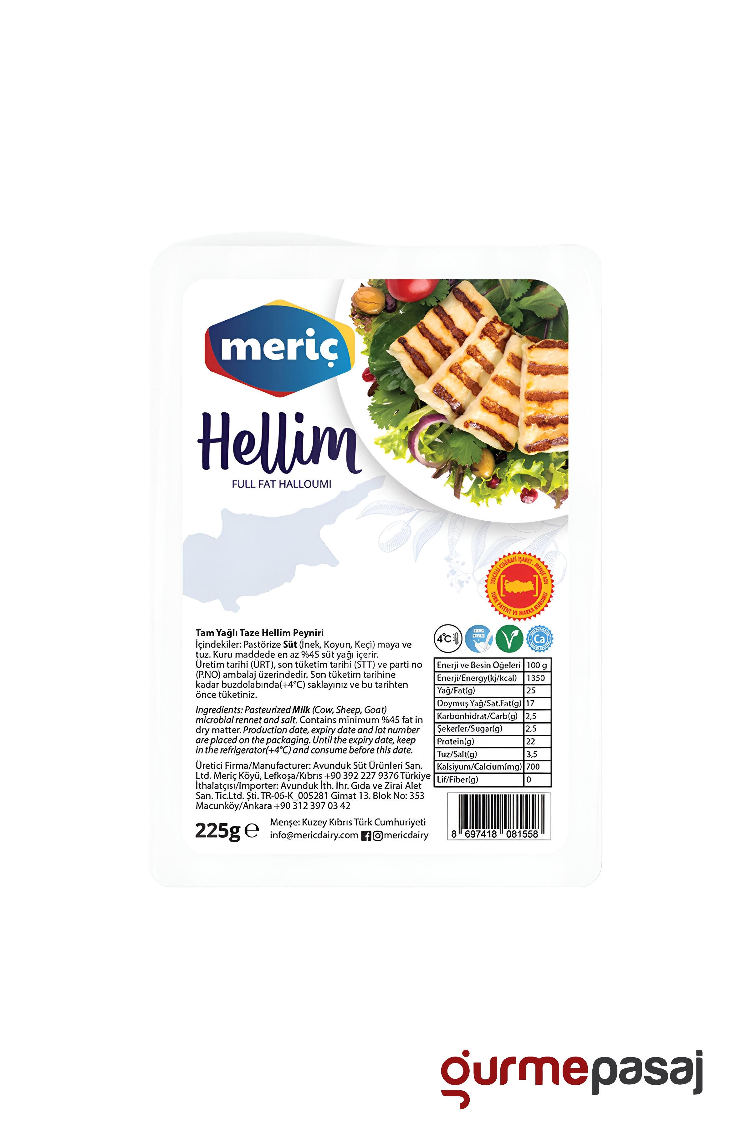 Meriç Hellim Peyniri 225 G