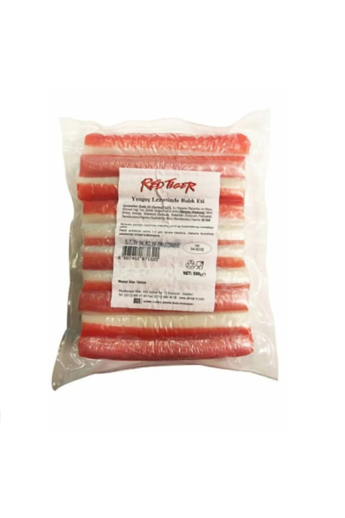 Red Tiger Surimi Yengeç Çubuk 500 G  x 24 Adet 