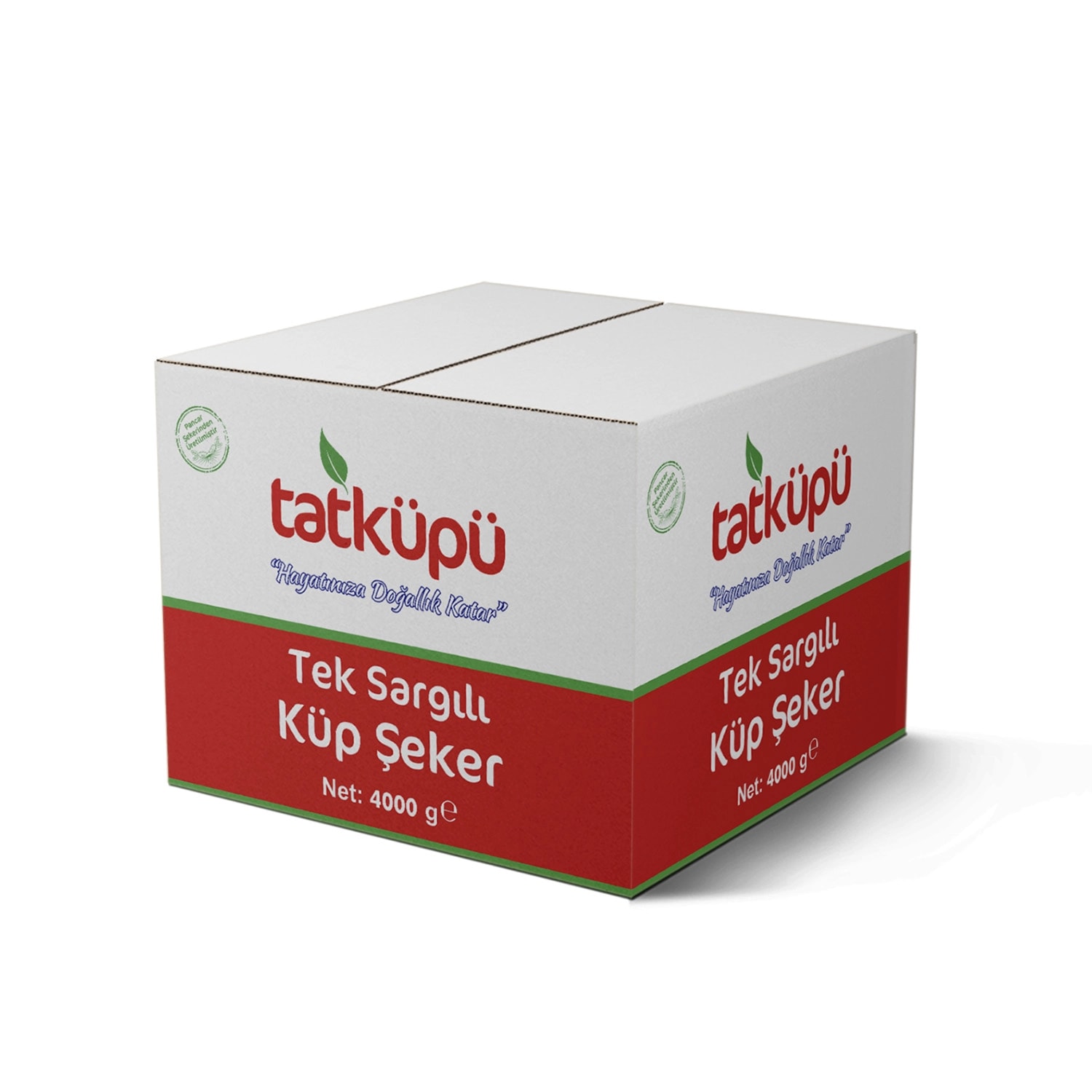 Tatküpü Tek Sargılı Küp Şeker 4 KG 
